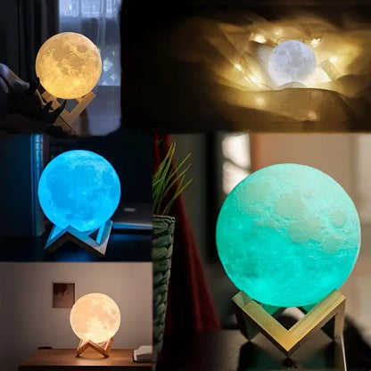 Lampe LED en forme de lune