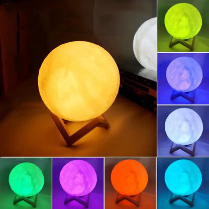 Lampe LED en forme de lune